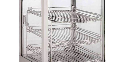 Vitrina Caliente Para Pizzas Bakerman Mantenga su Pizza Caliente y Atractiva a la vista de sus clientes, gracias a esta Vitrina Caliente para Pizza Profesional, que entre otras características le ofrece