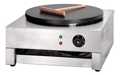 Maquina para hacer crepas industrial. Venta de creperas Guatemala. Venta de equipo industrial para restaurante.