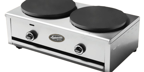 crepera 2 discos a gas Crepera industrial para restaurante de 2 discos. Venta de equipo industrial de restaurante. Venta de creperas guatemala. Venta de maquina para hacer crepas.