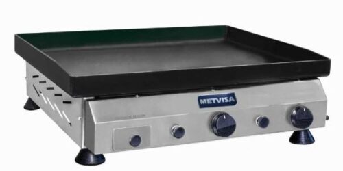 Equipro S.A. - Plancha Metvisa 2 quemadores - Plancha industrial para restaurante marca metvisa - Venta de equipo industrial para cocina.