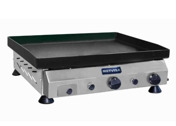 Equipro S.A. - Plancha Metvisa 2 quemadores - Plancha industrial para restaurante marca metvisa - Venta de equipo industrial para cocina.