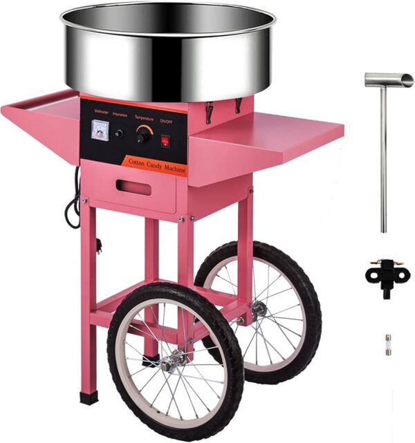 Máquina de algodón de azúcar de carrito Marca Bakerman - Equipro S.A. - Venta de equipo industrial para restaurante en Guatemala