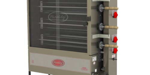 Asador de 20 pollos marca Rinaldy - Equipro S.A. - Rostizador de pollos industrial marca Rinaldy - Equipo industrial de restaurante.