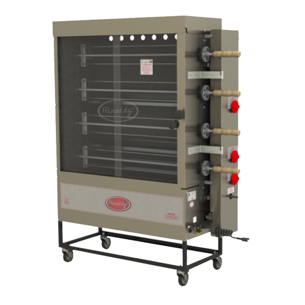 Asador de 20 pollos marca Rinaldy - Equipro S.A. - Rostizador de pollos industrial marca Rinaldy - Equipo industrial de restaurante.