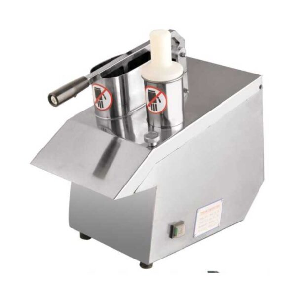 Potencia: 550 Watts Material del cuerpo: Aleación de aluminio pulido y anodizado Capacidad de producción: 300 Kg/h Velocidad de Rotación: 1400 R/Min RPM: 270 R/Min Caballos de fuerza: 3/4 HP Número de discos/cuchillas incluidas: 5 Peso: 23 kg Dimensiones: Ancho 51 × Profundidad 20 × Altura 50 cm / Altura Manija Abierta: 90 cm Incluye 5 discos: 2 de corte y 3 de rayado Compartir 5 discos para cortes distintos; incluidos con el equipo • 2 rebanadores para cortar alimentos en tajadas (P2 y el P4). • 3 discos ralladores con cortes de tamaños 1/8″ , 5/16″, 5/32″ (H7, H4 y H3 respectivamente). Este procesador brinda opciones de preparación casi ilimitadas y ahorra un tiempo valioso.